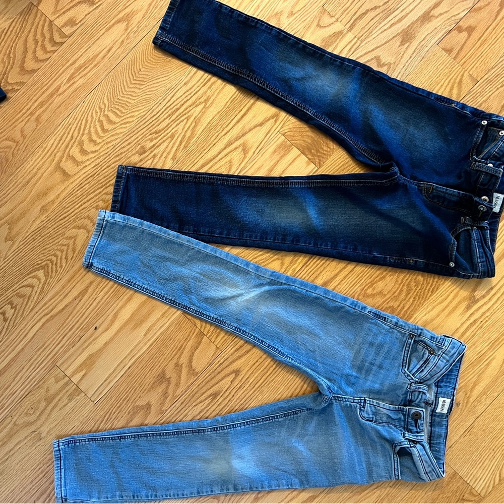Hudson Jeans Blue Straight Cut Denim